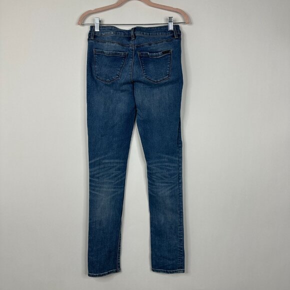 2/$30 White House Black Market Classic Mid-rise Slim Patched Jeans 0 #A0753 - Picture 4 of 9